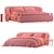 Modern Clip Bed 3D Model 3D model small image 4