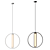 Stunning Astrée Pendant Light 3D model small image 2