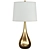 Sleek Metal Table Lamp 3D model small image 1