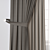 Elegant Curtain A234 with Versatile Export Options 3D model small image 2