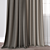 Elegant Curtain A234 with Versatile Export Options 3D model small image 3