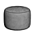 Translated description: Puf Fatboy Point
Title: Cozy Round Puf Ottoman 3D model small image 5