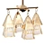 Rustic Charm Dartmouth Chandelier 3D model small image 1