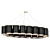 Elegant Bibendum Oval Chandelier 3D model small image 1