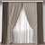 Modern 3D Curtain Model Formats 3D model small image 1