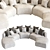 Modern Ditre Italia Loman Sofa 3D model small image 2