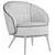 Elegant HELEN Armchair in Coral 3D model small image 5
