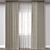 Rendered Curtain Model for 3D 3D model small image 1