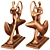 Dynamic Abstract Dancer Sculpture 3D model small image 1