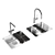 Mythos Myx Steel Sink Duo 3D model small image 3