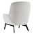 Elegant Minotti Belt Armchair 3D model small image 4