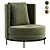 Luxury Estee Armchair Furniture Millimeters 3D model small image 1