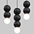 LILLA BLACK Pendant Lamp Set 3D model small image 1