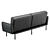 Vegan Leather Furniture Set 3D model small image 4
