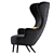 Classico Wingback Chair: 2013 Design 3D model small image 2