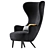 Classico Wingback Chair: 2013 Design 3D model small image 5