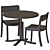 PASTIS Dining Set 3D Model 3D model small image 6