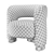 Soft Wool Chair Pecola 3D model small image 4