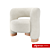 Soft Wool Chair Pecola 3D model small image 5