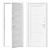 Bravo 20 Metal Entrance Door 3D model small image 4