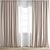 Polygonal Curtain Model Set 3D model small image 4