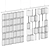 Acoustic Hanging Divider Panels 3D model small image 5