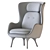 Modern Ro Easy Chair Design 3D model small image 7
