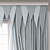 Modern Curtain Render Models Set 3D model small image 2