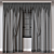 Modern Curtain Render Models Set 3D model small image 4