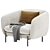 Modern Comfort Armchair by True Design 3D model small image 4