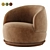 District Eight ORBIT Armchair Max 3Ds Corona 3D model small image 1