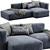 Contemporary Mags Soft Corner Sofa 3D model small image 1