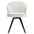 Elegant Minotti Leslie Swivel Chair 3D model small image 3