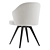 Elegant Minotti Leslie Swivel Chair 3D model small image 5