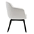 Sleek Minotti Belt Dining Chair 3D model small image 3