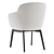 Sleek Minotti Belt Dining Chair 3D model small image 4