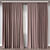 Polygonal Curtain Model 3D Render 3D model small image 1