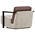 Franck Cuir Armchair Collection Highlight 3D model small image 3