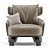 Tusski Premium Designer Armchair 3D model small image 2