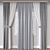 3D Curtain Model, Vray Corona 3D model small image 1