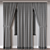 3D Curtain Model, Vray Corona 3D model small image 4