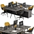 Office Essentials Set - Ergonomic Furniture 3D model small image 1