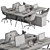 Office Essentials Set - Ergonomic Furniture 3D model small image 5