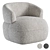 Laranya by Orren Ellis - Tufted Barrel Chair 3D model small image 1