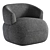 Laranya by Orren Ellis - Tufted Barrel Chair 3D model small image 3