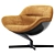 Modern Auckland Armchair, Fabric Design 3D model small image 1