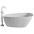  Riho Toledo Stone Bathtub, 160x110 3D model small image 3