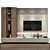 Modern TV Shelf Organizing Solution 3D model small image 1