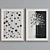 Modern Abstract Picture Frame Set 3D model small image 3