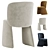 Elegant Evie Chair Collection 3D model small image 2